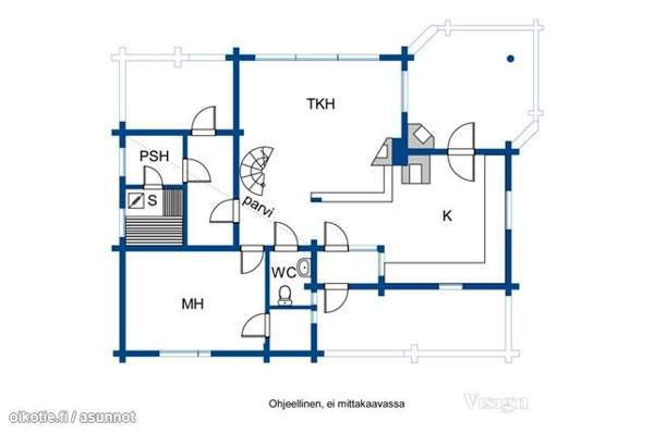 4h + avok + s + p + n 1 km järvenrantaa, Rantasaun  Savonlinna – foto 5