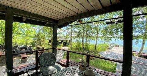 4h + avok + s + p + n 1 km järvenrantaa, Rantasaun  Savonlinna – foto 2