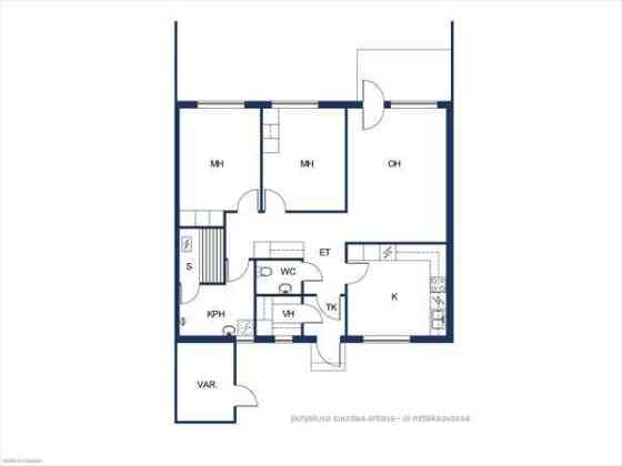 3h, k, s kph, wc, terassi, pihavarasto  Padasjoki