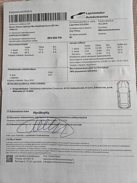 Nissan Qashqai Varpaisjärvi - valokuva 5