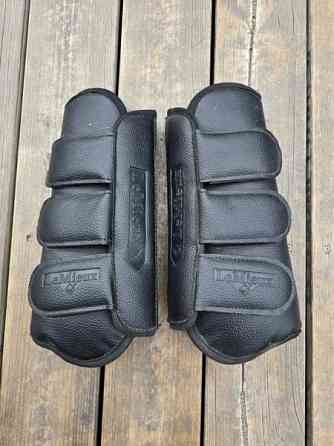 Lemieux mustat nahkaiset koulusuojat, XL Keuruu