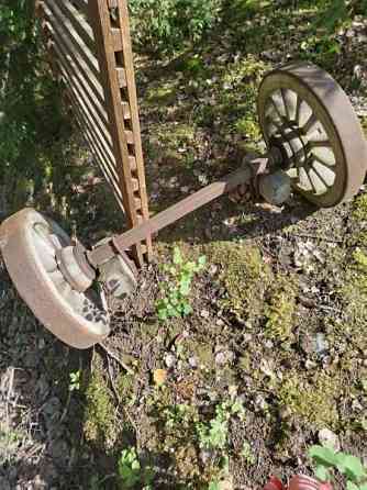 Hevosvetoisen kärryn tms pyörät Mynämäki