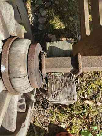 Hevosvetoisen kärryn tms pyörät Mynämäki