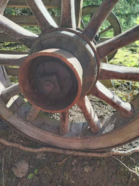 Hevosvetoisen kärryn tms pyörät Mynämäki – foto 2