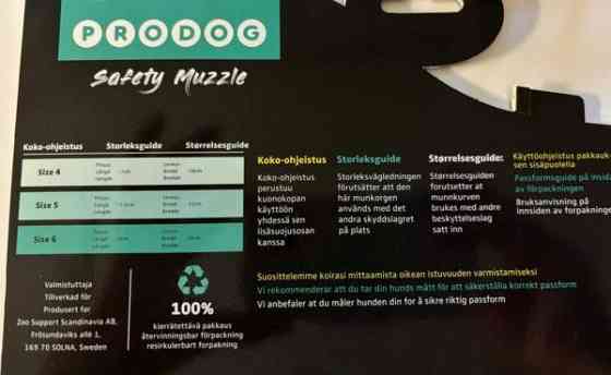 Pro Dog kuonokoppa, koko 5 Tampere