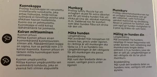 Pro Dog kuonokoppa, koko 5 Tampere – foto 7