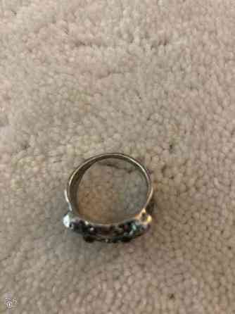 Metallinen pöllösormus, koko n. 17,5 mm Keuruu