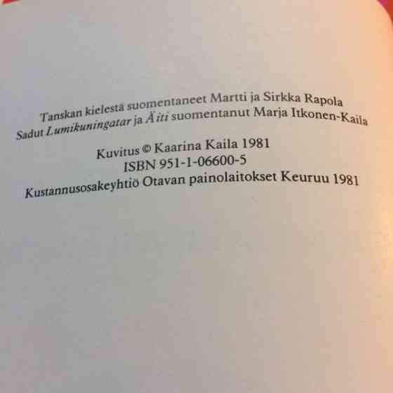 Pieni merenneito ja muita Andersenin satuja Helsinki