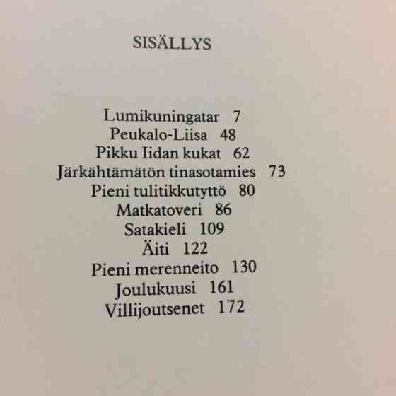 Pieni merenneito ja muita Andersenin satuja Helsinki