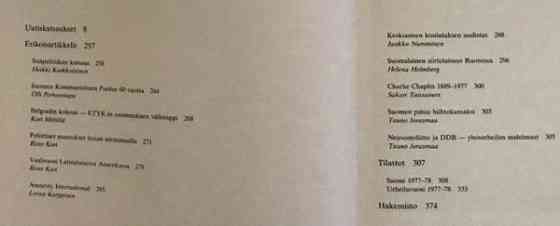 Kirjasarja Vuosifacta 1976-1980 Куопио