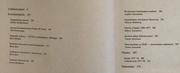 Kirjasarja Vuosifacta 1976-1980 Куопио - изображение 6