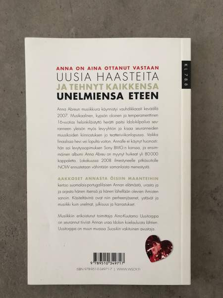 Anna Abreun CD-levy + kirja Turku - valokuva 2