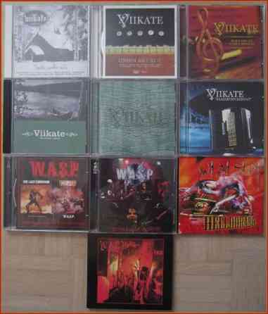 VAN HALEN ja W.A.S.P. cd:eitä Kouvola