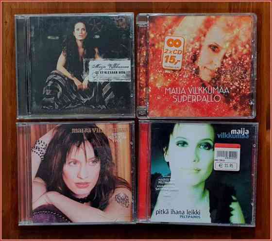 4 kpl MAIJA VILKKUMAA cd levyjä Kouvola