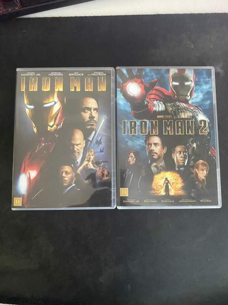 Iron Man 1 & 2 DVD Elokuvat Эспоо - изображение 1