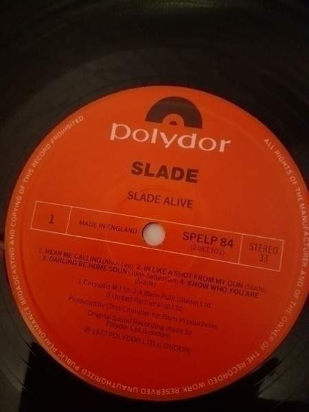 Slade LP 1972 Alive! England SPELP 84 Вантаа - изображение 3
