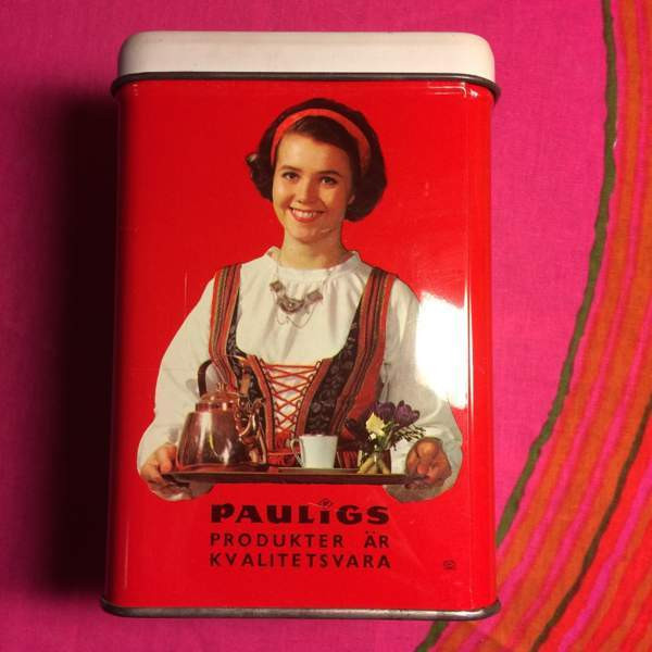 Retro Paulig Paula peltipurkki Helsinki – foto 3