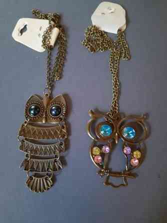 Pöllö kaulakoru 2 kpl Vaasa