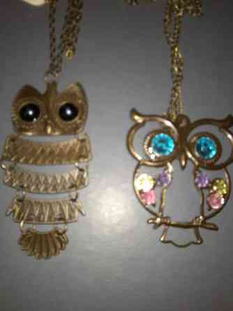 Pöllö kaulakoru 2 kpl Vaasa