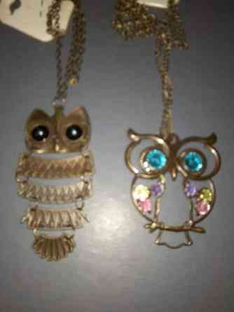 Pöllö kaulakoru 2 kpl Vaasa