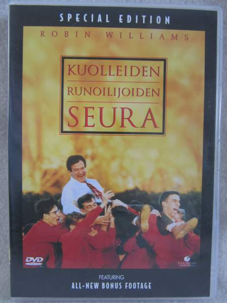 Kuolleiden Runoilijoiden Seura dvd Helsinki – foto 1