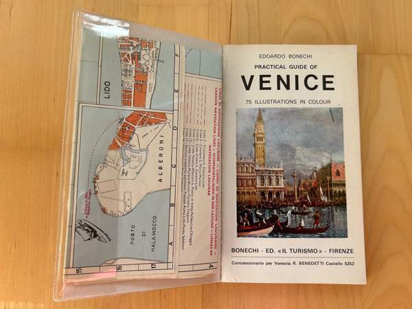 Venice - Venetsia vintage kartta ja opas ( 1976 ) Helsinki – foto 2