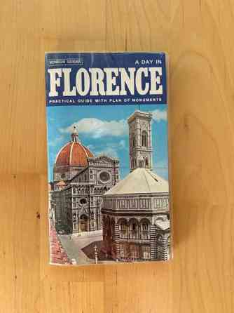 Florence - Firenze vintage kartta ja opas ( 1978 ) Helsinki
