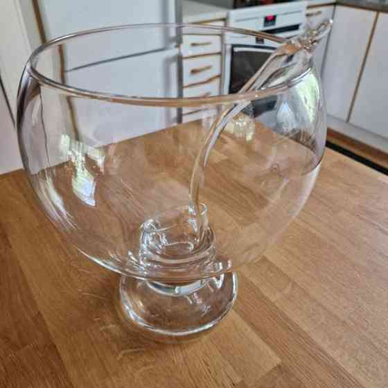 Boolimalja ja lasikauha, Riihimäen lasi, 70-luvulta, Espoo