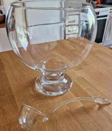 Boolimalja ja lasikauha, Riihimäen lasi, 70-luvulta, Espoo