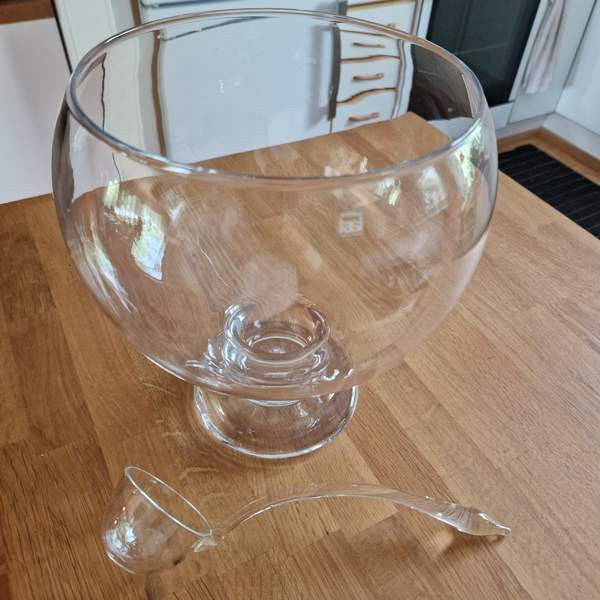 Boolimalja ja lasikauha, Riihimäen lasi, 70-luvulta, Эспоо - изображение 2