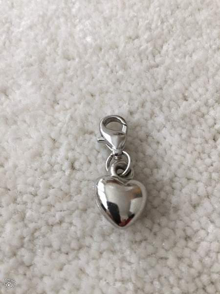 Hopeanvärinen riipus sydän Keuruu - valokuva 1