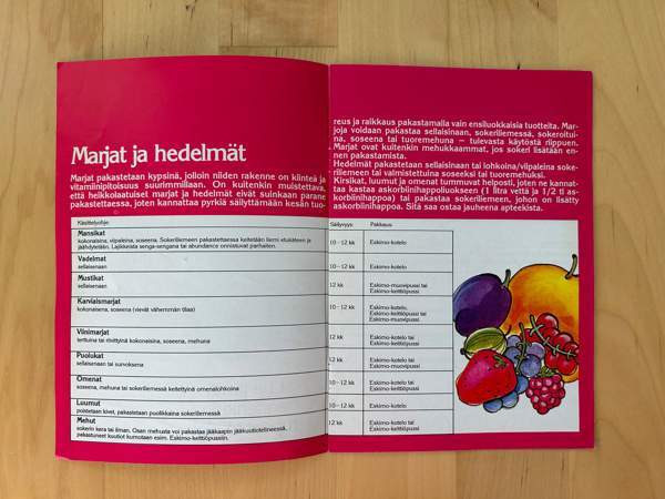 Pakastajan päiväkirja ja pakastus esitteitä Helsinki – foto 3