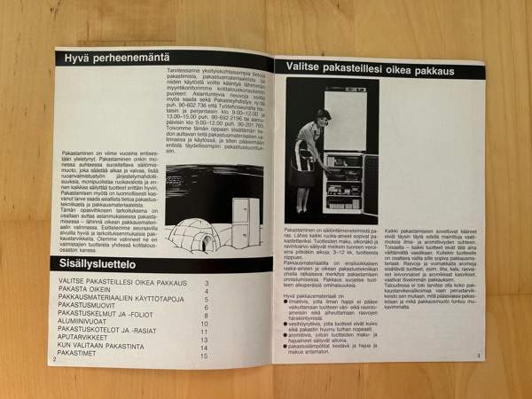 Pakastajan päiväkirja ja pakastus esitteitä Helsinki – foto 4