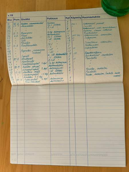 Pakastajan päiväkirja ja pakastus esitteitä Helsinki – foto 2