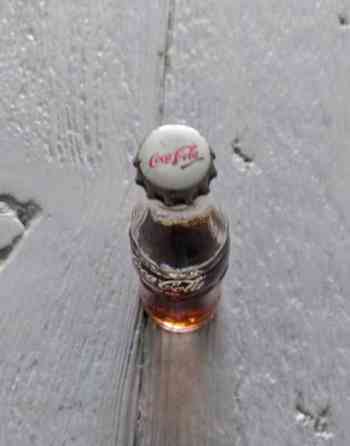 Vintage mini-Coca cola pullo Хейнола