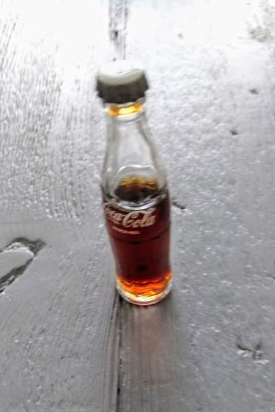 Vintage mini-Coca cola pullo Heinola - valokuva 4