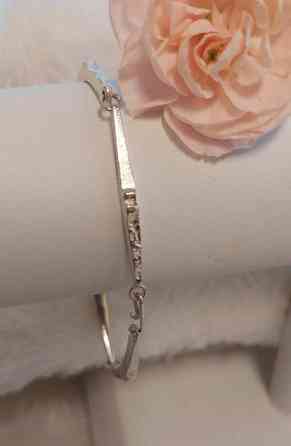 Carela Jewelryn kaunis vanha 925 hopeinen rannekoru Лахти