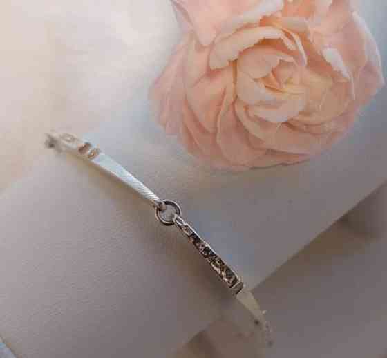 Carela Jewelryn kaunis vanha 925 hopeinen rannekoru Лахти