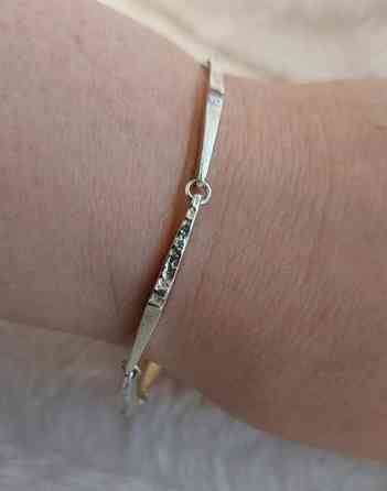 Carela Jewelryn kaunis vanha 925 hopeinen rannekoru Лахти