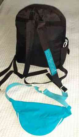 Adidas reppu ja Luhta vyölaukku vintagea yhteishinta Helsinki