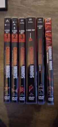 CRIMINAL MINDS DVD-BOXIT KAUDET 1 - 6 Ylivieska