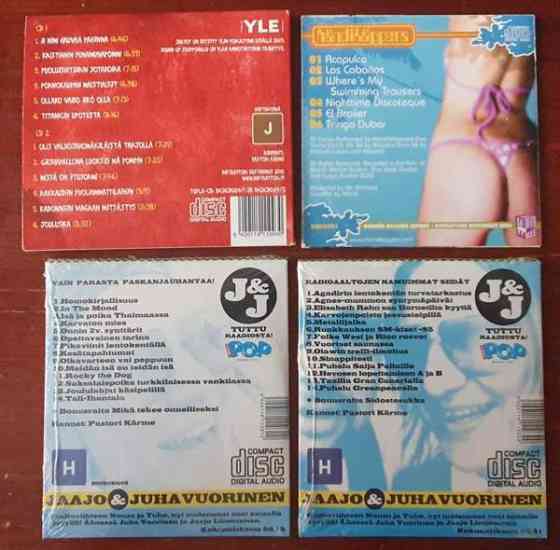 4 kpl Juha Vuorinen, Jaajo & Juoppohullu cd:eitä Kouvola