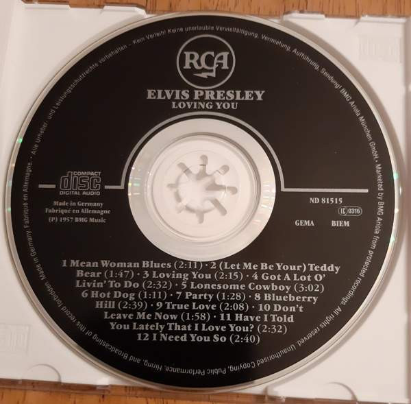 Elvis Presley: Loving You CD (sis pk) Forssa - photo 2