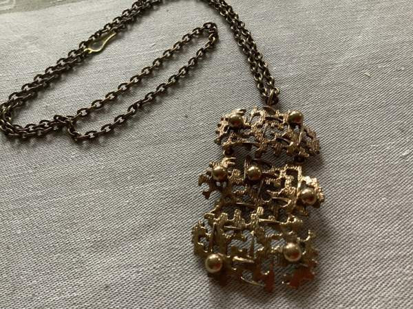 Vintage pronssiriipus Rantasalmi - photo 2