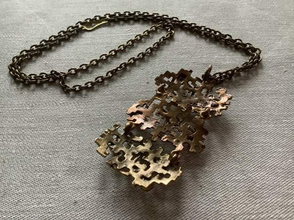 Vintage pronssiriipus Rantasalmi - photo 3