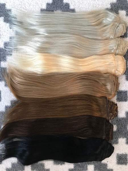 Klipsipidennys, clip-in, 40cm, uudet Tampere - valokuva 1