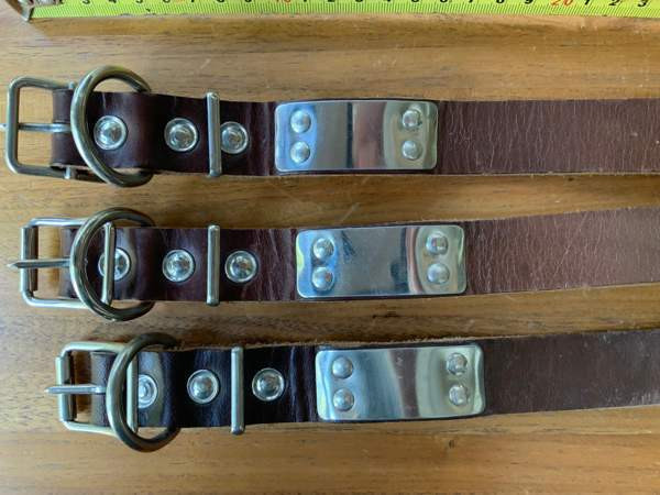 Käyttämätön kaulapanta (4mm paksu ruskea nahka) Tuusula - valokuva 4