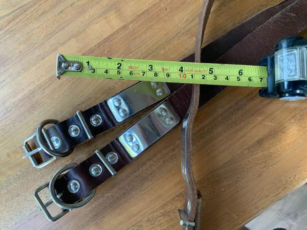 Käyttämätön kaulapanta (4mm paksu ruskea nahka) Tuusula - valokuva 2