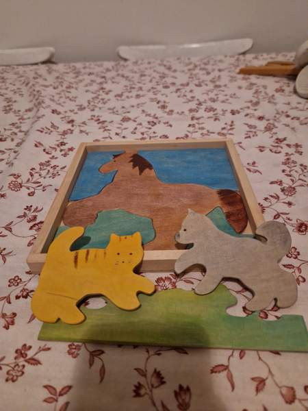 Puinen eläinpalapeli Helsinki - valokuva 2