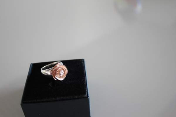 Esprit sormus ruusu, hopea 925 Oulu – foto 1
